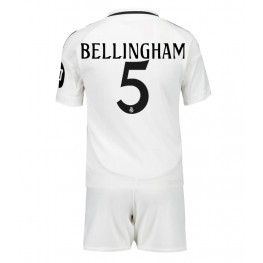 Real Madrid Jude Bellingham #5 Thuis tenue Kids 2024-25 Korte Mouw (+ Korte broeken)